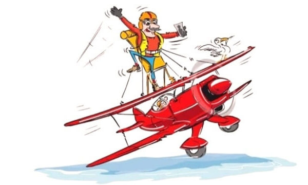 elderly woman becomes world's oldest wing walker