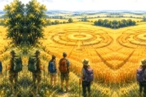 what causes crop circles