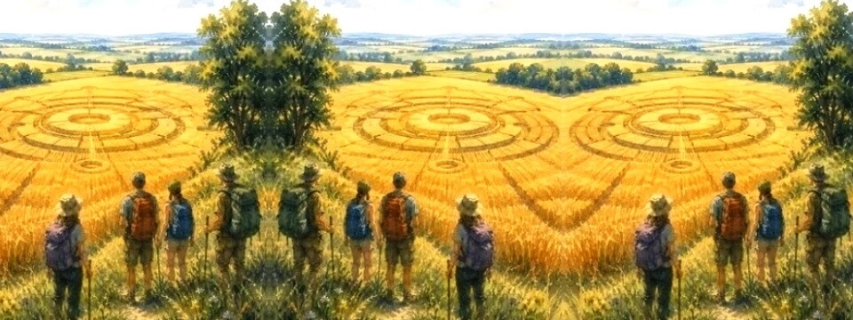 what causes crop circles
