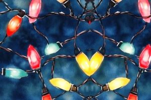 who invented electric christmas lights